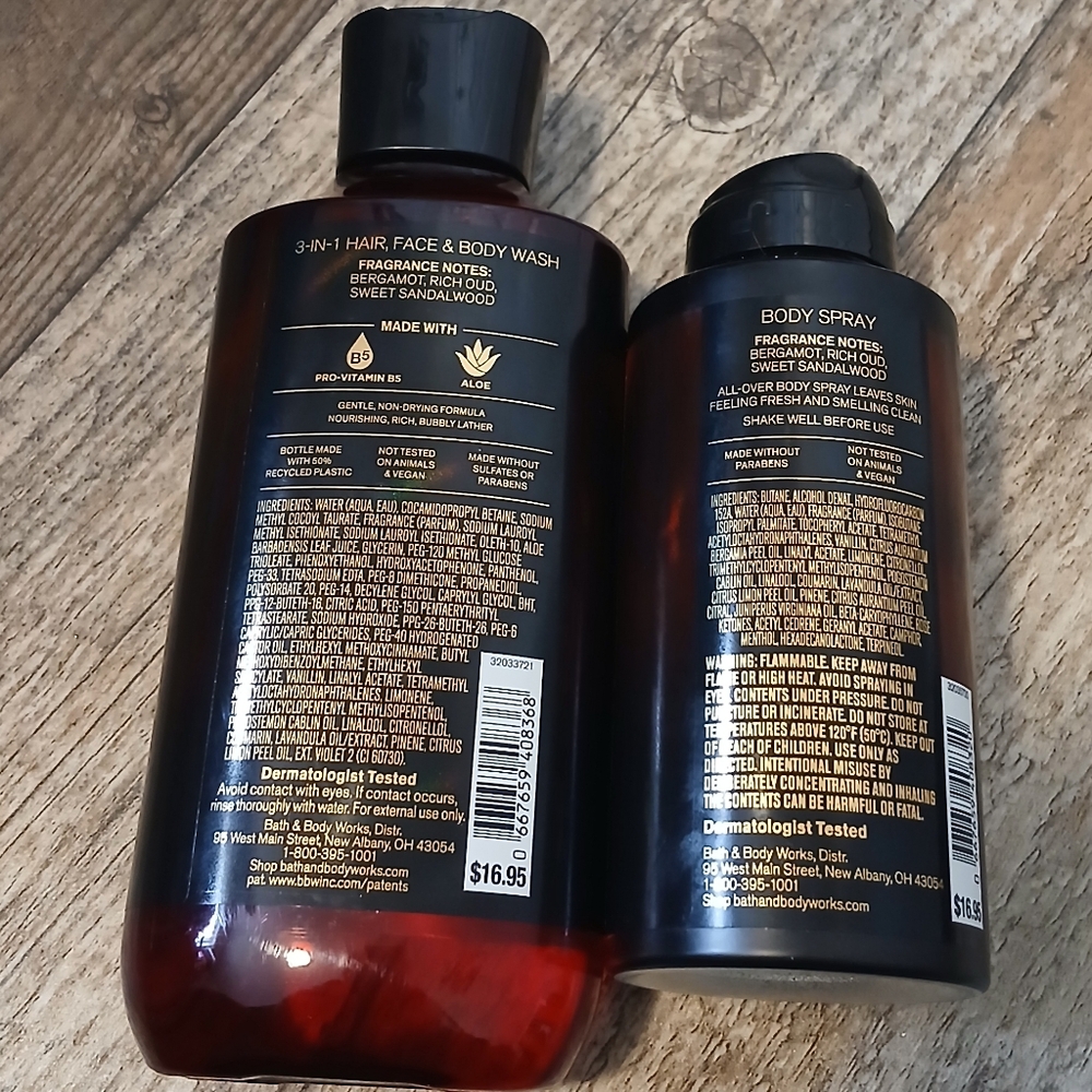 Bath & Body Works Adrenaline 3-in-1 Body Wash and Body Spray - Picture 3 of 4